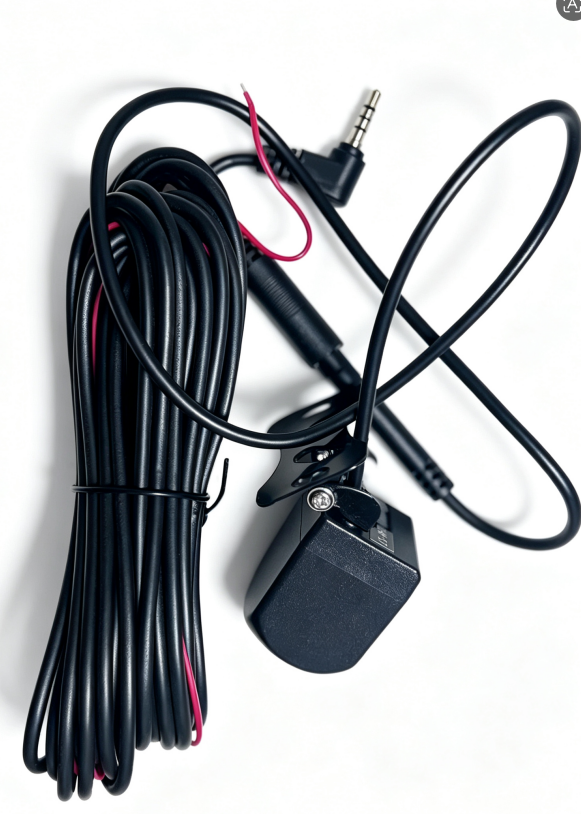 Rear camera with cable